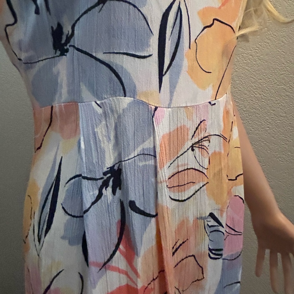 Rip Curl Vibrant Floral peek a boo back Maxi Dress - Picture 5 of 12